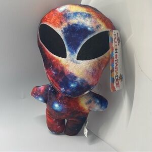 Alien Stuffed Plush Galaxy 8" Toy Factory Big Eyes Head 2018 Plush Paradise NWT